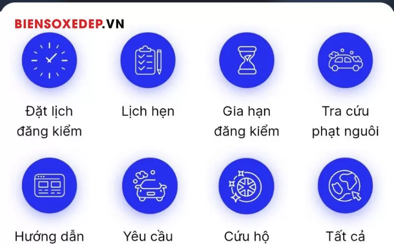 phạt nguội trên ứng dụng đăng kiểm TTĐK