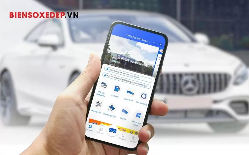 phạt nguội trên ứng dụng đăng kiểm TTĐK