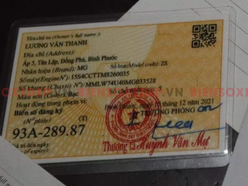 biển số xe định danh c&aacute; nh&acirc;n