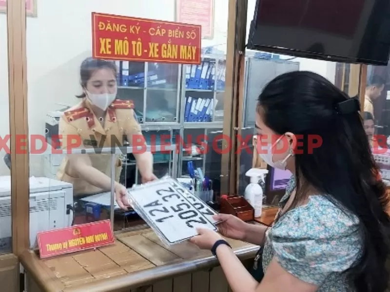 Thủ tục cấp biển số xe &ocirc; t&ocirc;