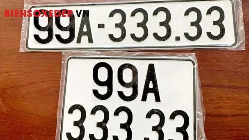 định giá biển số xe ngũ quý 3