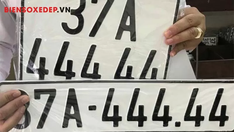 định giá biển số xe tứ quý 4