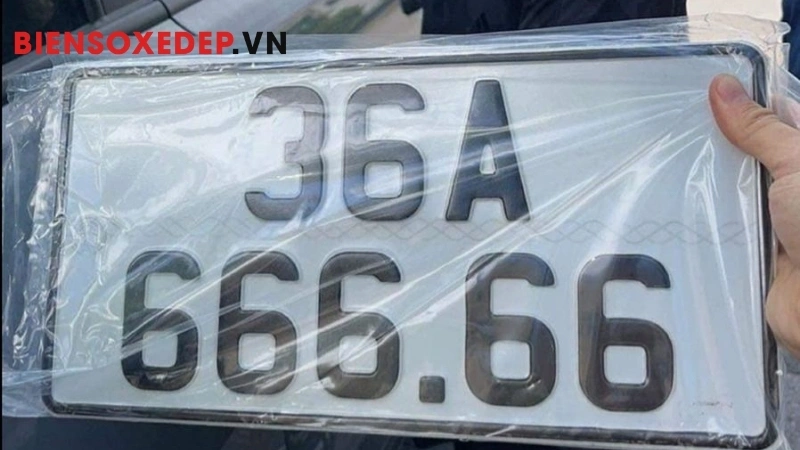 &Yacute; nghĩa biển số xe ngũ qu&yacute; 6