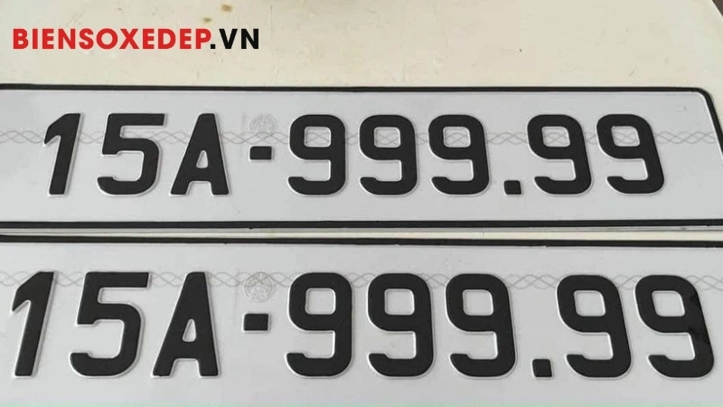 &Yacute; nghĩa biển số xe ngũ qu&yacute; 9