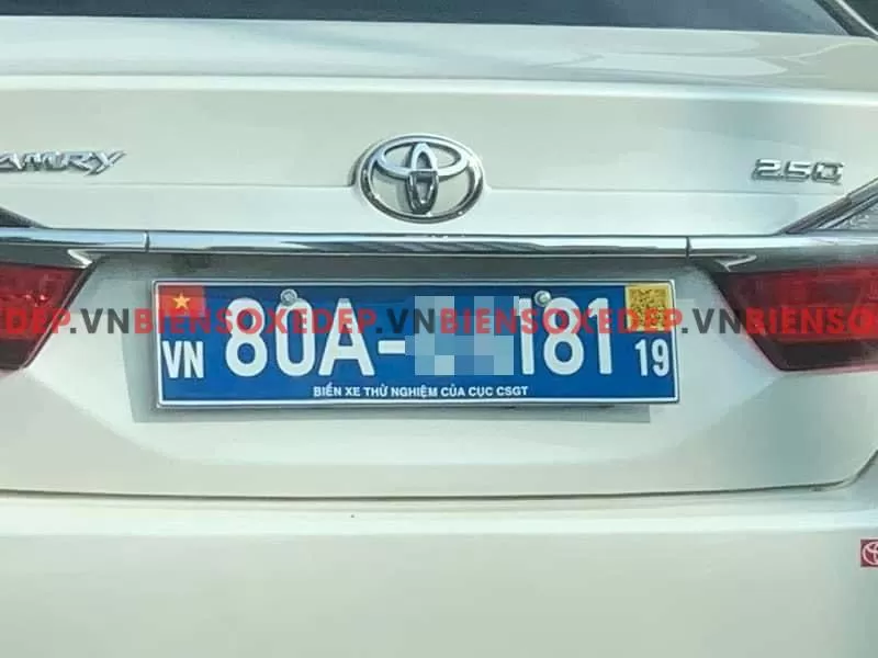 Biển số xe c&ocirc;ng an