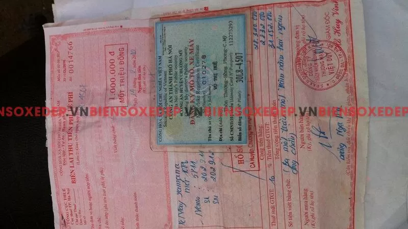 r&uacute;t hồ sơ xe m&aacute;y cần những g&igrave;