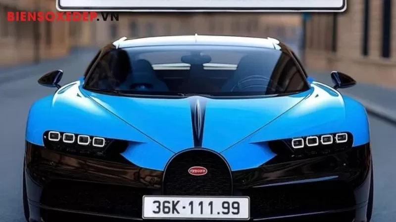 biển số phong cách