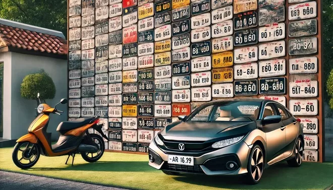 Biển số xe c&aacute;c tỉnh th&agrave;nh