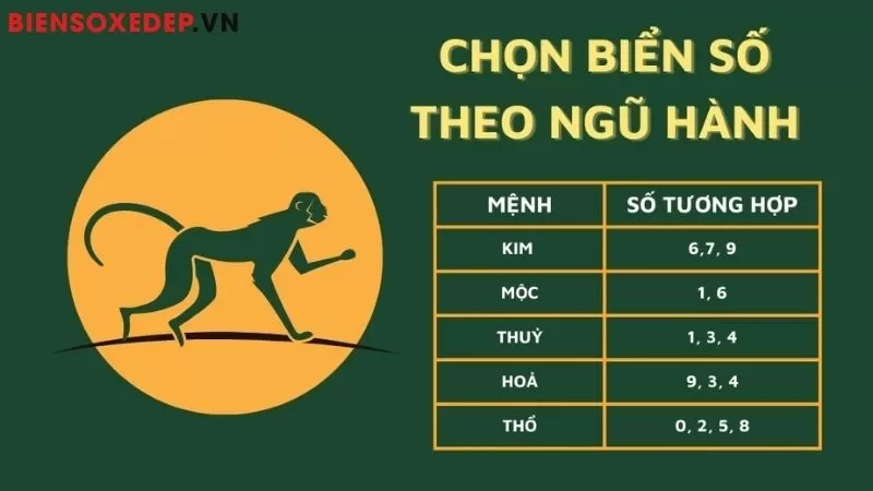 Những điều cần tr&aacute;nh khi chọn biển số xe cho mệnh Kim