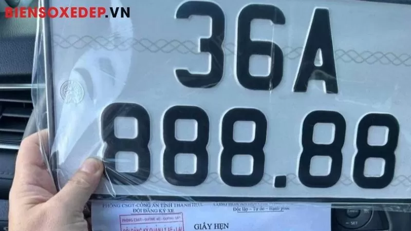 Biển Số Xe Sành Điệu - Theo Xu Hướng Thời Thượng