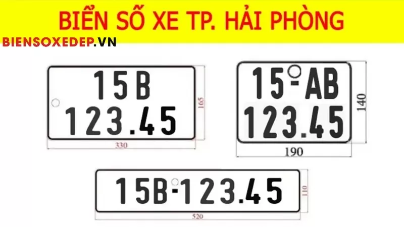 Biển số xe sau sáp nhập Hải Phòng