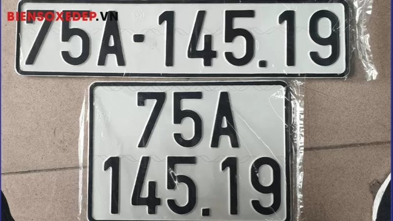 Biển số xe sau sáp nhập Huế