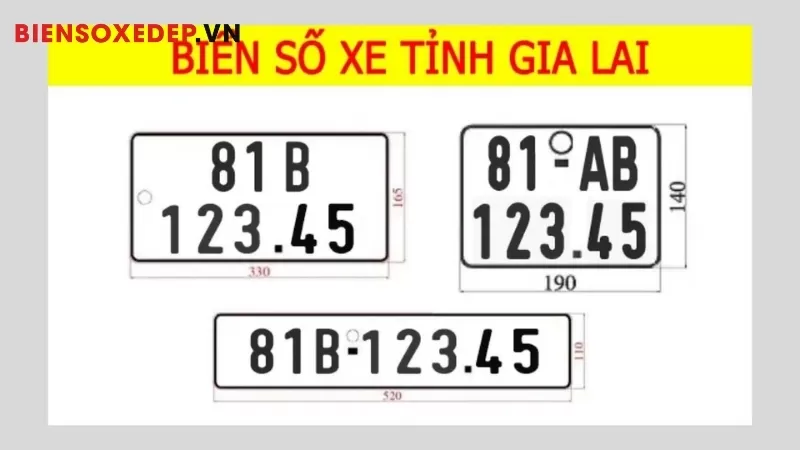 Biển số xe sau sáp nhập tỉnh Gia Lai