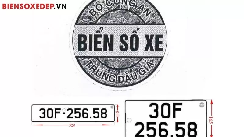 Ý nghĩa của biển số xe tiến đôi