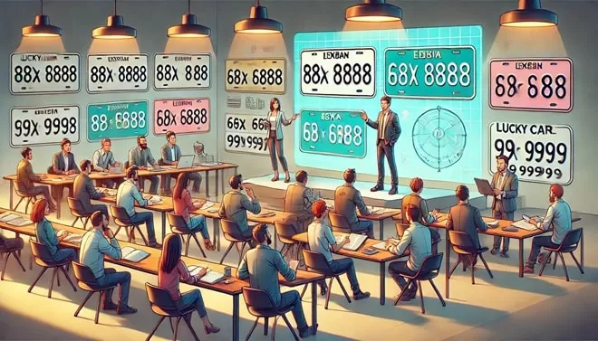 cách tính biển số xe đẹp