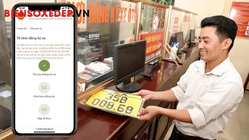 Thủ tục đăng ký biển số xe định danh