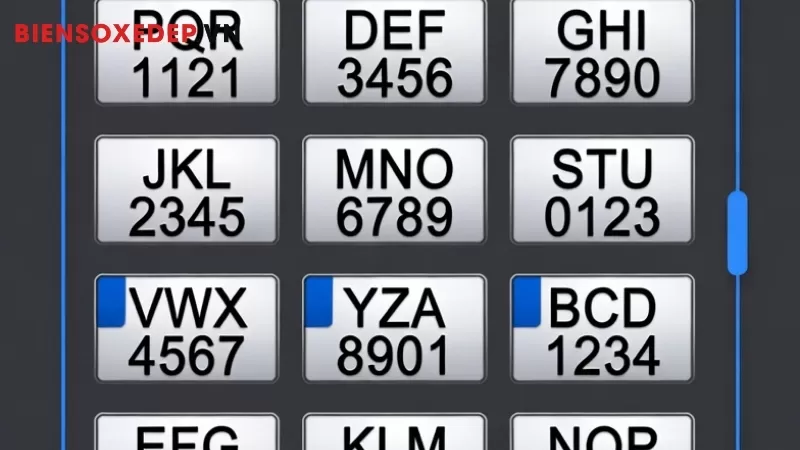 xu hướng biển số xe đẹp