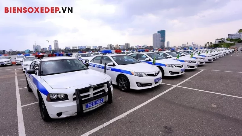 Biển số xe c&ocirc;ng an