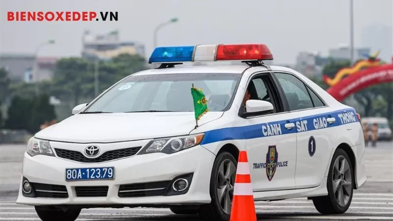 Biển số xe c&ocirc;ng an