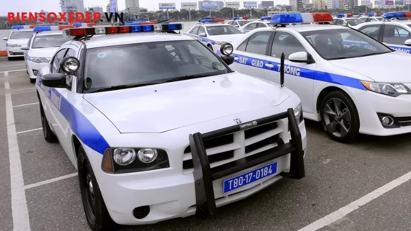 Biển số xe c&ocirc;ng an