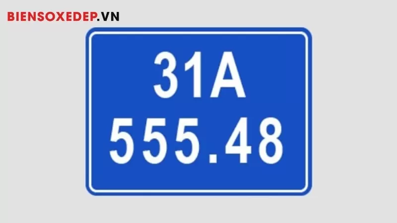 biển số xe màu xanh là gì