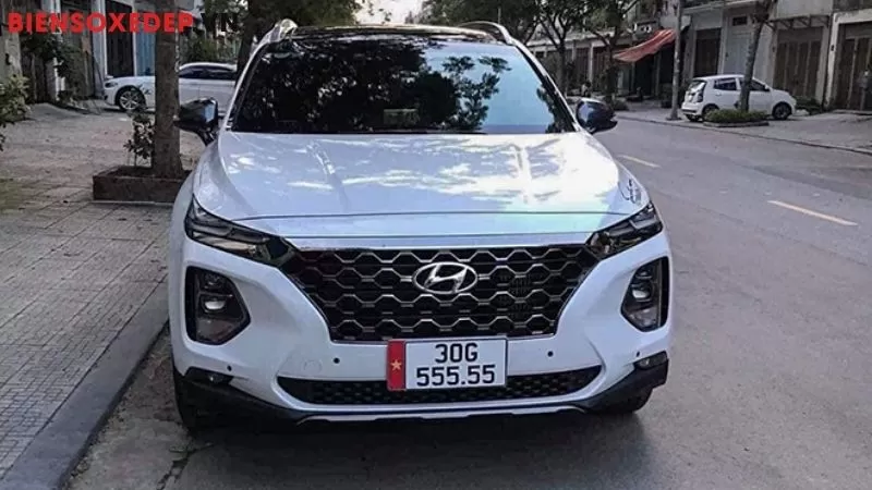 Biển số xe tam hoa 555